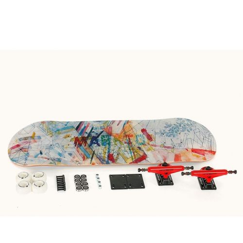  JIN Anfaenger Skateboarding Kinder Erwachsene Skateboarding Teen Boys und Girls Street Bilateral Slide Board (Farbe : E)