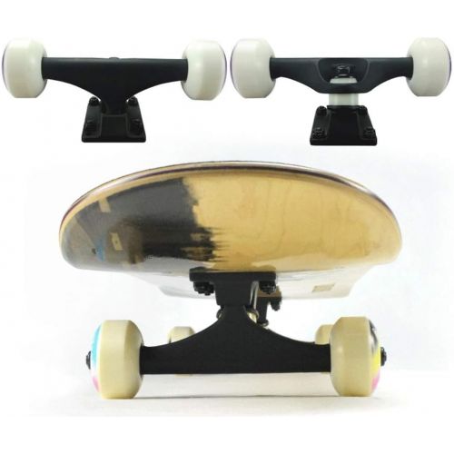  JIN Einsteiger Skateboard Anfanger Jugend Professionelle Street Skills Erwachsene Jungen Allrad Skateboard (Farbe : E)