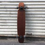 JIN Longboard Skateboard Professionelles Dance Board Jungen und Madchen Street Skills Allround-Einsteiger-Highway-Skateboard (Farbe : Brown)