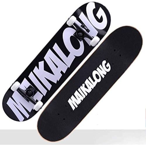  JIN Bilaterales Tilt Erwachsenes vierradriges Skateboard mannliches jugendlich weibliches Anfanger-kurzes Brett-Skateboard (Farbe : A)