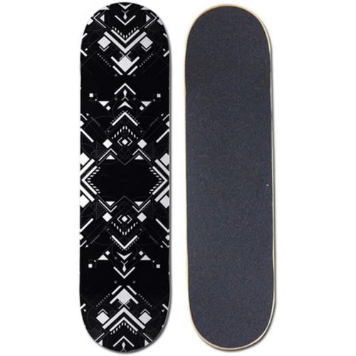  JIN Shortboard Bilateral Inclined Skateboard Traditionelles Skateboard mit Vier Radern und Street Skateboard (Farbe : B)