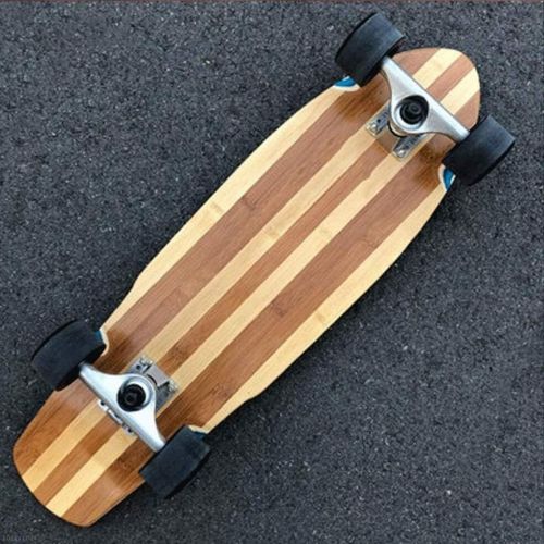  JIN Bambus und Holz mit Vier Radern Skateboard Grosse Fischplatte Kleine Fischplatte High-End-Professionelle Jungen und Madchen Street Ride (Farbe : B)