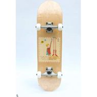 JIN Skateboard Shortboard Professionelles Vollpension-Set fuer Kinder 7.4 Groesse Geeignet fuer Kinder von 4 bis 11 Jahren