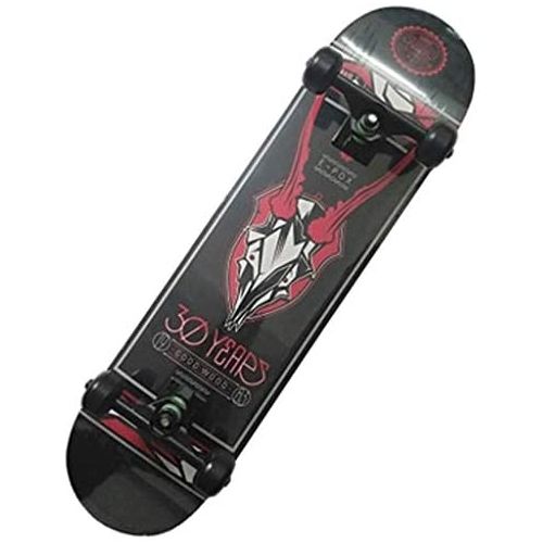  JIN Street Travel Skateboard Beginner Skateboard Vierradiges, professionelles doppeltes Skateboard (Farbe : D)