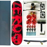 JIN Hoch mit 4 Runden professioneller Double-Up-Skateboards (Farbe : D)