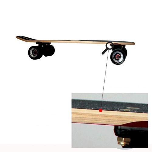  JIN Grosse Fisch-Platten-Erwachsene Jungen-und Maedchen-Strassen-Berufsanfaenger-Ahorn-hoelzerne Fisch-Platten-Reise-Vierrad-Skateboard (Farbe : A)