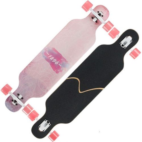  JIN Long Board Dance Board Erwachsene Jungen und Madchen Anfanger Street Skills All-Wheeled Skateboard (Farbe : D)