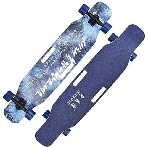  JIN Tragbare tragbare Skateboard Anfanger Strasse Fahigkeiten Erwachsene Allrad Strasse Longboard Jugend Jungen und Madchen Tanzbrett Skateboard (Farbe : A)