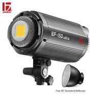 JINBEI EF-150 150Ws Dimmable LED Video Light Continuous Lamp with Bowens Mount Daylight Balanced Video Light 5500K for YouTube Vine Portrait Photography Video Lighting Studio Inter