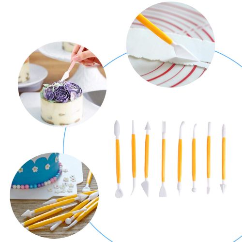  JINDILONG 118 pcs Cake Decorating Supplies Kit Cake Baking Tools Cupcake Icing Tools Pastry Tools Cake Spinner Stand Cake Turntable 55 Cake Decorating Stainless Steel Tips for Kid Teen Begin