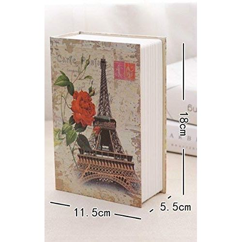  JINGB-piggy bank JINGB Simulated Book Piggy Bank Password Lock Safe (Small B) Desktop Decor Money Box