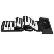 JINGRUI Jingrui 61-key Multi-function Hand Roll Piano, Electronic Keyboard with Microphone