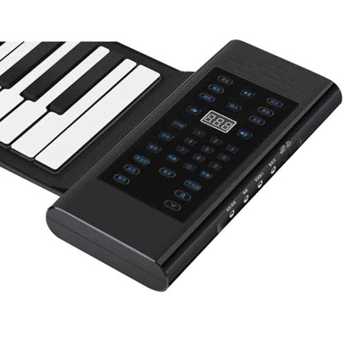  JINGRUI Jingrui 61-key Multi-function Hand Roll Piano, Electronic Keyboard with Microphone