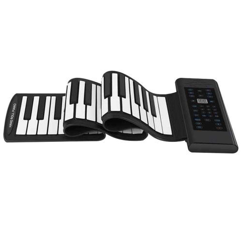  JINGRUI Jingrui 61-key Multi-function Hand Roll Piano, Electronic Keyboard with Microphone