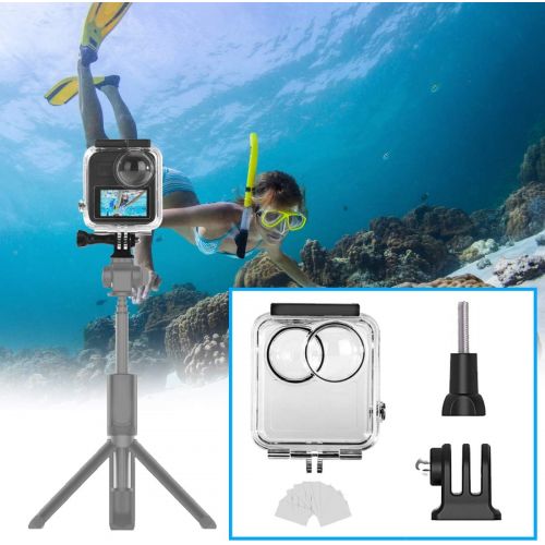  JINSERTA Waterproof Housing Case for GoPro Max, 45M/ 148FT Underwater Protective Diving Case Shell with Quick Release Mount Accessories for Go Pro Max Action Camere (Gopro Max housing)