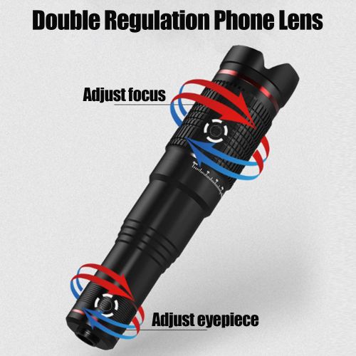  JINSERTA Phone Camera Lens 22x Phone Camera Telephoto Lens, Double Regulation Phone Lens Attchment with Tripod for Smart Phone