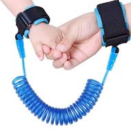 [아마존베스트]JINSEY Baby Child Anti Lost Wrist Link Safety Harness Strap Rope Leash Walking Hand Belt Band Wristband for Toddlers, Kids (2.5m Blue)