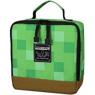 [아마존베스트]JINX Minecraft Creeper Block Insulated Kids School Lunch Box, Green, 8.5 x 8.5 x 4