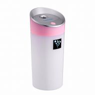 JISHUQICHEFUWU Car Humidifier via USB Charger Car Air Purifier Aroma Diffuser Aromatherapy Humidifier For Car,Pink