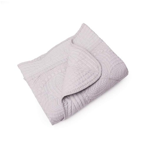  JIU HONG CHAO Soft Baby Blanket Lightweight Cotton Newborn Quilt for Cribs or Toddler Bed Embossed Scalloped Throw Blanket for Four Seasons