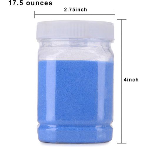  [아마존베스트][7.2 Pound] Art Sand/Scenic Sand Non-Toxic Colored Sand for Kids’ Arts & Crafts, Terrarium Sand Play DIY Drawing Sandbox Wedding Sand for Decorations and Crafty Collection Sand Bot