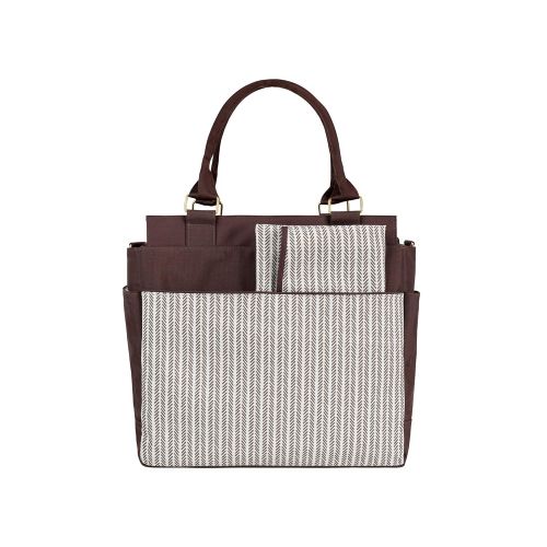  JJ Cole Freeman Diaper Bag, Dashed Stripe