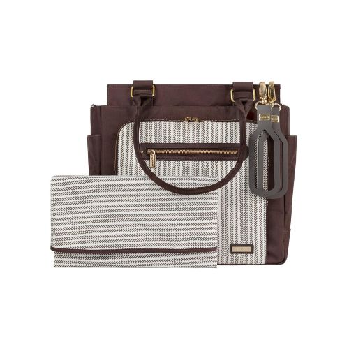  JJ Cole Freeman Diaper Bag, Dashed Stripe