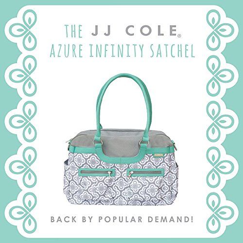  JJ Cole Satchel Diaper Bag, Azure Infinity