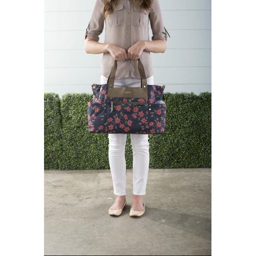  JJ Cole Arrington Diaper Bag, Navy Floral