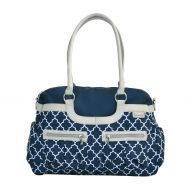 JJ Cole Satchel Diaper Bag, Navy Arbor