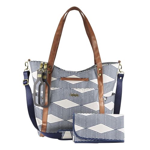  JJ Cole Bucket Tote Navy Twine