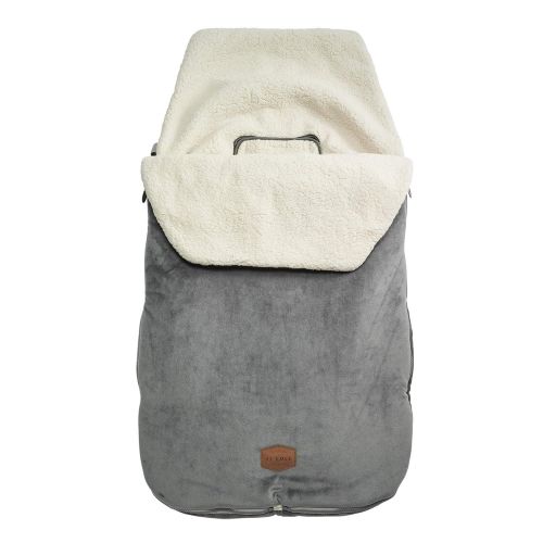  JJ Cole - Original Bundleme, Canopy Style Bunting Bag to Protect Baby from Cold and Winter Weather in Car Seats and Strollers, Graphite, Toddler