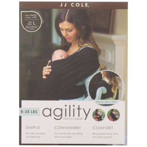  JJ Cole Agility Stretch Carrier, Black, Large