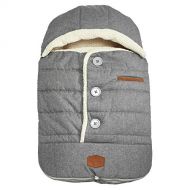 [아마존베스트]JJ Cole - Urban Bundleme, Canopy Style Bunting Bag to Protect Baby from Cold & Winter Weather in Car Seats & Strollers, Graphite, Infant