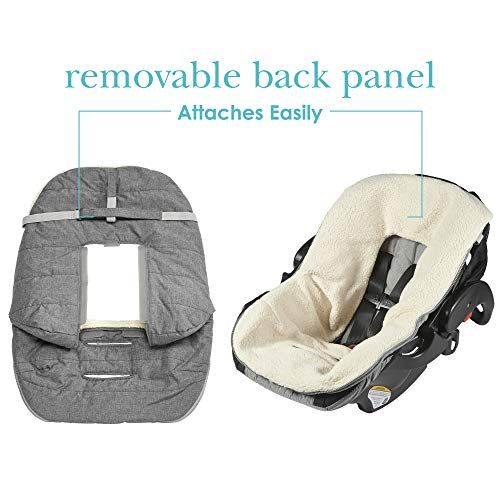 [아마존베스트]JJ Cole - Urban Bundleme, Canopy Style Bunting Bag to Protect Baby from Cold & Winter Weather in Car Seats & Strollers, Graphite, Infant