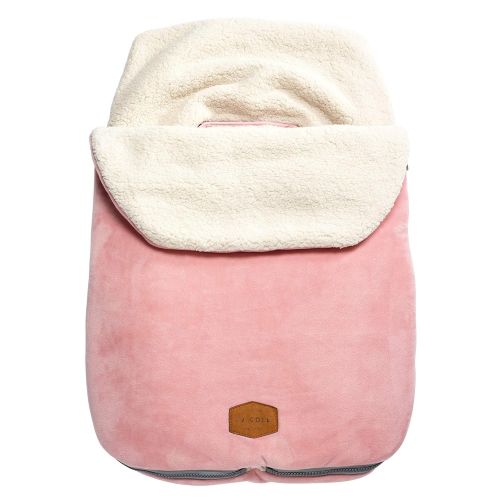  [아마존베스트]JJ Cole - Original Bundleme, Canopy Style Bunting Bag to Protect Baby from Cold and Winter Weather in Car Seats and Strollers (Blush Pink, Infant)