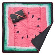 [아마존베스트]JJ Cole All-Purpose Outdoor Baby Blanket, Lightweight & Water-Resistant, Watermelon, 5 x 5