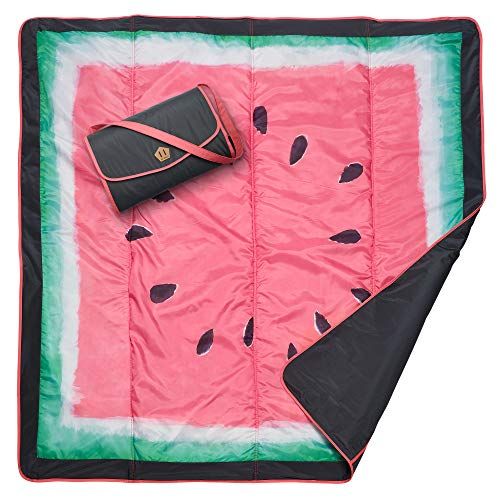  [아마존베스트]JJ Cole All-Purpose Outdoor Baby Blanket, Lightweight & Water-Resistant, Watermelon, 5 x 5