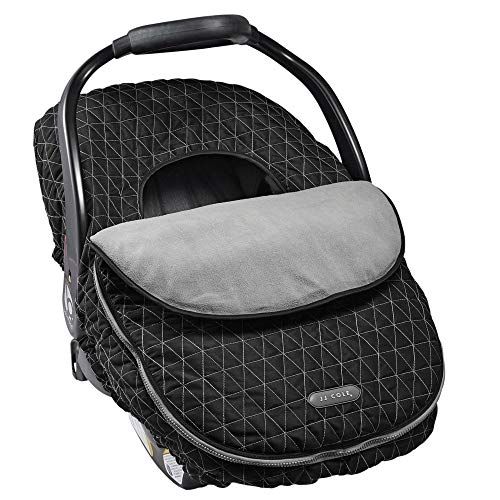  [아마존베스트]JJ Cole - Car Seat Cover, Weather Resistant Blanket-Style Canopy Designed to Protect from the Cold and...