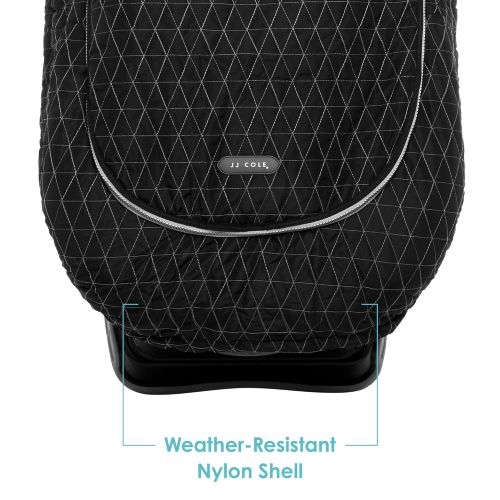  [아마존베스트]JJ Cole - Car Seat Cover, Weather Resistant Blanket-Style Canopy Designed to Protect from the Cold and...