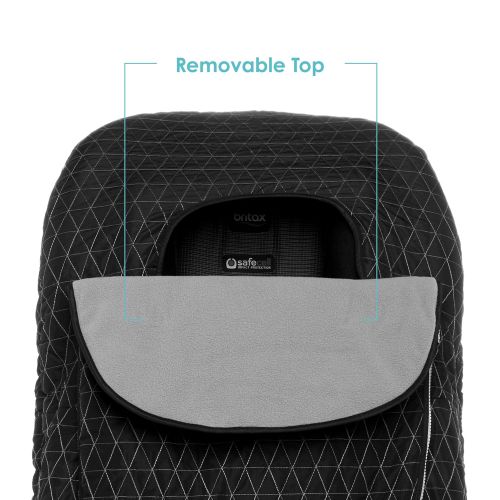  [아마존베스트]JJ Cole - Car Seat Cover, Weather Resistant Blanket-Style Canopy Designed to Protect from the Cold and...