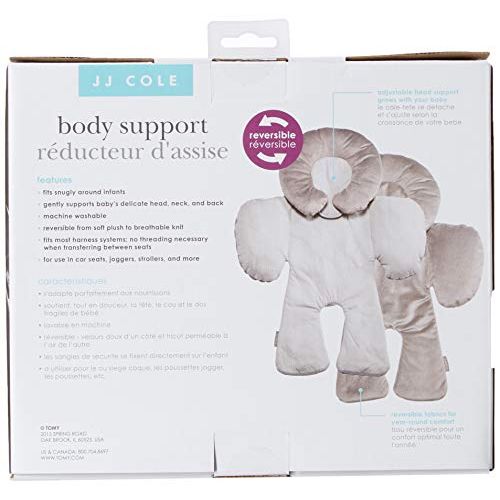  [아마존베스트]JJ Cole - Reversible Body Support, 2-Piece Insert for Car Seat and Stroller, Adjustable for Age and...