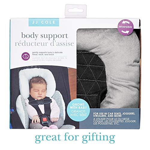  [아마존베스트]JJ Cole - Reversible Body Support, 2-Piece Insert for Car Seat and Stroller, Adjustable for Age and...