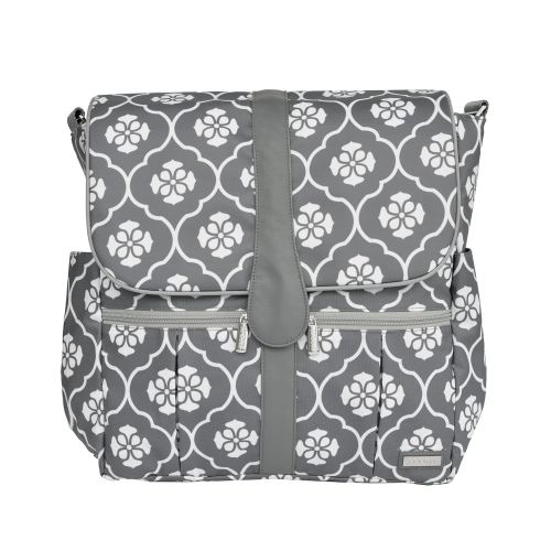  [아마존베스트]JJ Cole Backpack Diaper Bag, Gray Floret