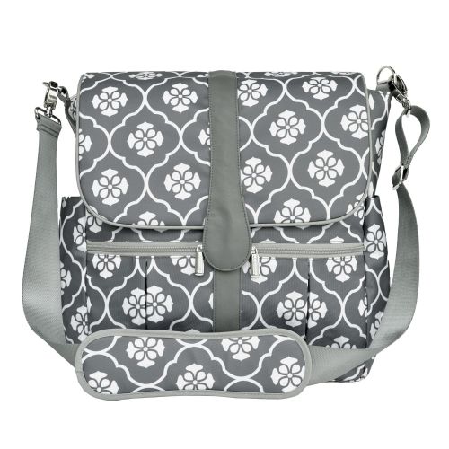  [아마존베스트]JJ Cole Backpack Diaper Bag, Gray Floret