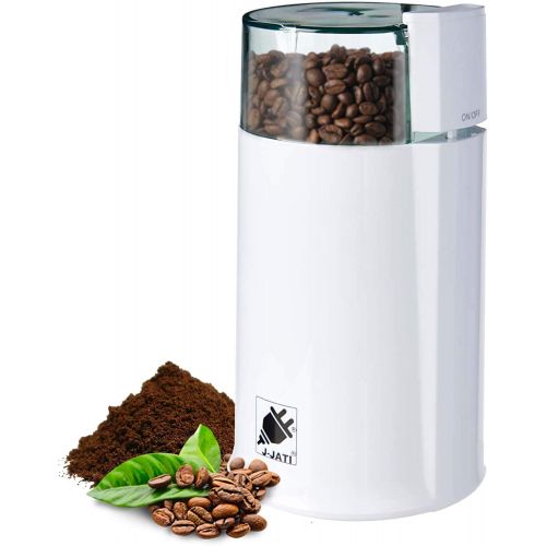  [아마존베스트]J-Jati Electric Coffee Grinder Mill with Large Grinding Capacity and HD Motor Spices, Hyper-grind Herbs, Nuts, Grains, Grinder, electric coffee grinder
