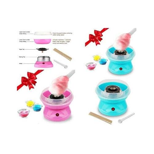  [아마존베스트]J-JATI Cotton Candy Maker, Electric Cotton Candy Maker, Hard Candy Maker, Sugar-Free Candy Machine family fun In-home cotton candy machine, Bright Colorful Style