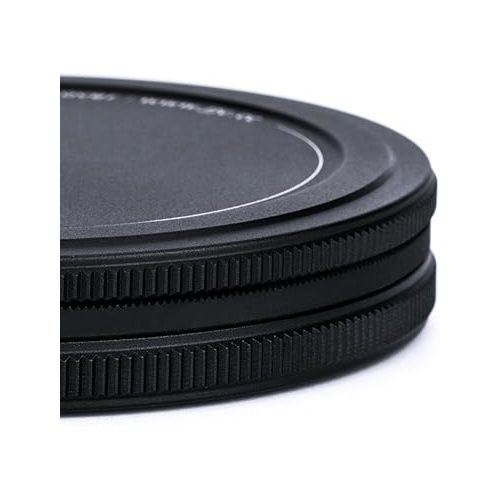  JJC Metal Lens Filter Stack Cap Filter Protective Case for 67mm Ultraviolet UV Filter Circular Polarizer CPL Filter Neutral Density ND Filter and More Filters in 67mm Thread Size,Upgraded Slim Version