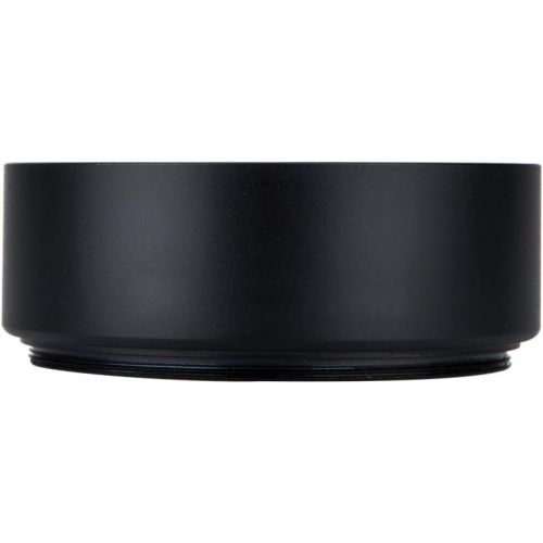  JJC 52mm Screw-in Mount Standard Aluminum Metal Lens Hood Shade for Lenses with 52mm Front Filter Thread for Nikon AF Nikkor 50mm f/1.8D,Nikon AF Nikkor 50mm f/1.4D,Canon EF-S 60mm f/2.8 Macro USM