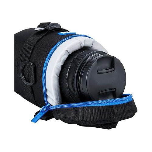  Professional Camera Lens Bag Pouch Case for Sony FE 90mm f2.8 Nikon AF-S 55-300mm 70-300mm Canon RF 85mm f2 EF 75-300mm III USM 100-300mm EF-S 55-250mm STM Tamron and other Lens below 3.15